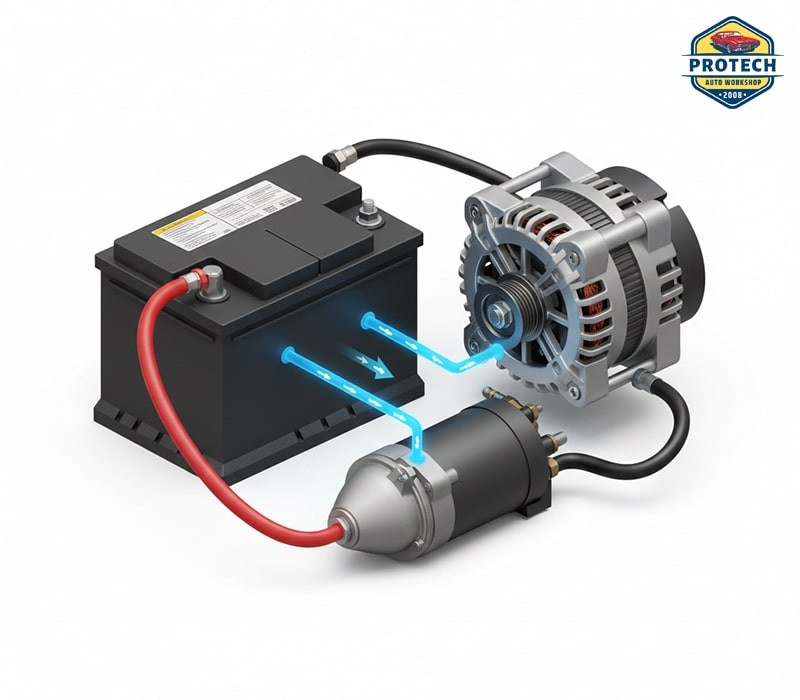 Hệ thống khởi động và nạp điện