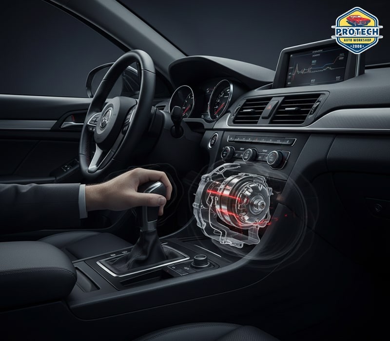 Xe bị rung giật hoặc khó sang số