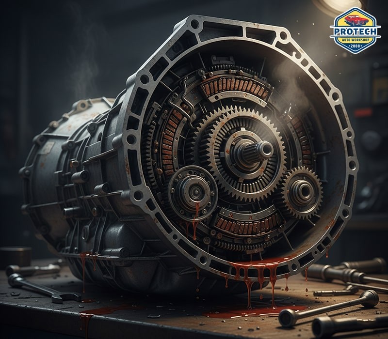 Thiếu hoặc bẩn dầu hộp số (Nguyên nhân hàng đầu)