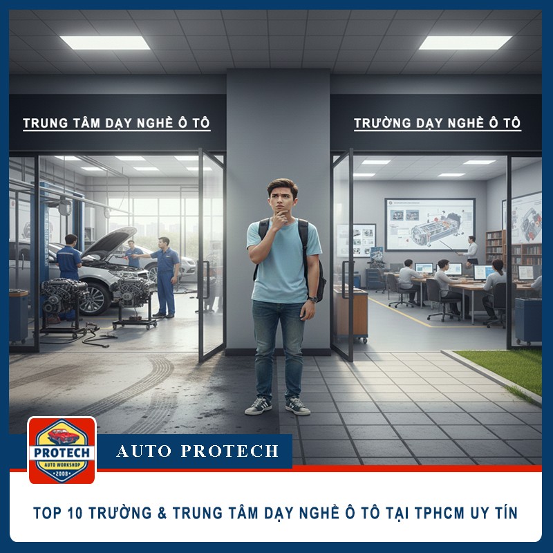Top 10 trường và trung tâm dạy nghề ô tô TPHCM uy tín