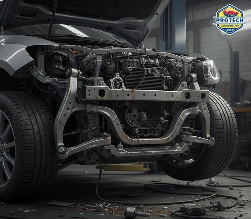 Ảnh hưởng từ tai nạn hoặc va chạm mạnh trước đó