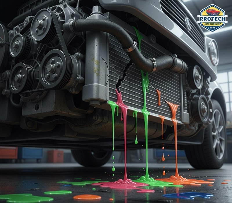Rò rỉ hệ thống làm mát động cơ (Cần lưu ý)