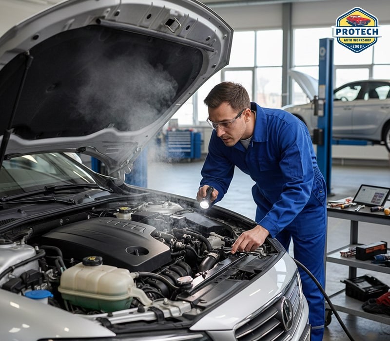 Xe ô tô hết nước làm mát